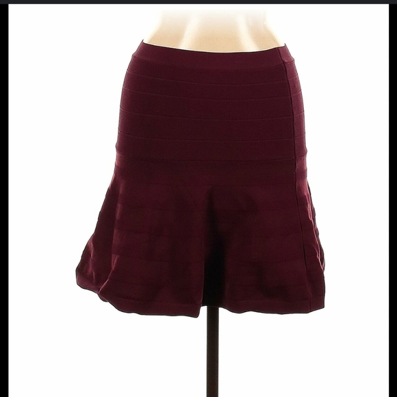 NWT ETCETERA Tweed Burgandy Double Breasted Skirt Suit